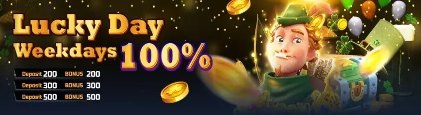 Lucky day weekdays 100%